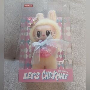💛POP MART THE MONSTERS Labubu Let's Checkmate Series-Vinyl Plush Hanging Card